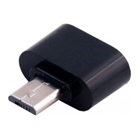 Перехідник OTG USB 2.0 AM to Micro 5P white Dengos (ADP-008-WHITE)