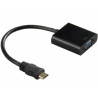 Перехідник mini HDMI M to VGA F 0.3m 4K/2K black Voltronic (YT-C-mnHDMI(M)/VGA(F)-B)
