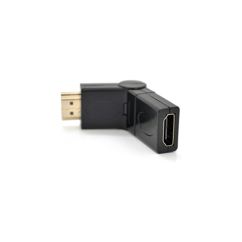 Перехідник HDMI M to HDMI F 360° Voltronic (YT-A-HDMI(M)/(F)360°)