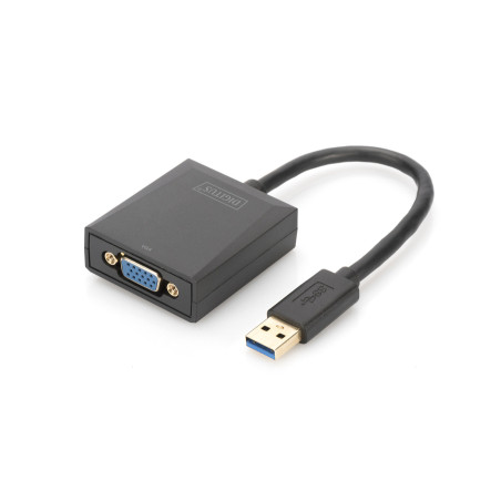 Перехідник USB 3.0 AM to VGA F 0.15m Full HD Digitus (DA-70840)