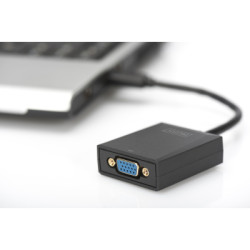Перехідник USB 3.0 AM to VGA F 0.15m Full HD Digitus (DA-70840)