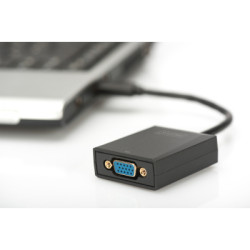 Перехідник USB 3.0 AM to VGA F 0.15m Full HD Digitus (DA-70840)
