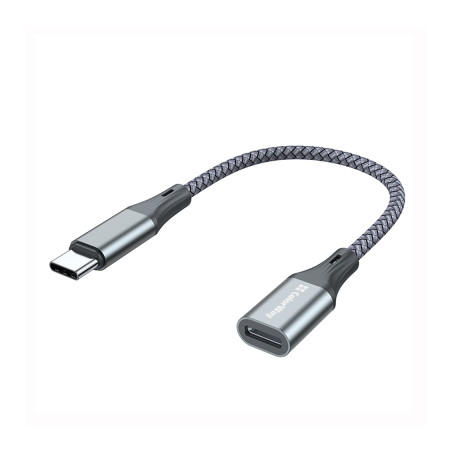 Перехідник USB-C M to Lightning F 0.17m gray ColorWay (CW-AD-CL)