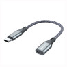 Перехідник USB-C M to Lightning F 0.17m gray ColorWay (CW-AD-CL)