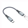 Перехідник USB-C M to Lightning F 0.17m gray ColorWay (CW-AD-CL)