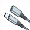 Перехідник USB-C M to Lightning F 0.17m gray ColorWay (CW-AD-CL)