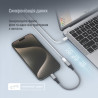 Перехідник USB-C M to Lightning F 0.17m gray ColorWay (CW-AD-CL)