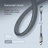 Перехідник USB-C M to Lightning F 0.17m gray ColorWay (CW-AD-CL)