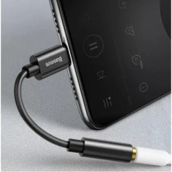 Перехідник USB-C M to 3.5mm F 0.1m black Baseus (CATL54-01)