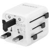 Перехідник Canyon Travel Adapter OnTour One EU/UK/US/AUS White (CNS-TA1005W)