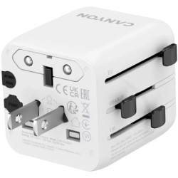 Перехідник Canyon Travel Adapter OnTour One EU/UK/US/AUS White (CNS-TA1005W)