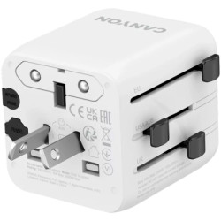 Перехідник Canyon Travel Adapter OnTour One EU/UK/US/AUS White (CNS-TA1005W)
