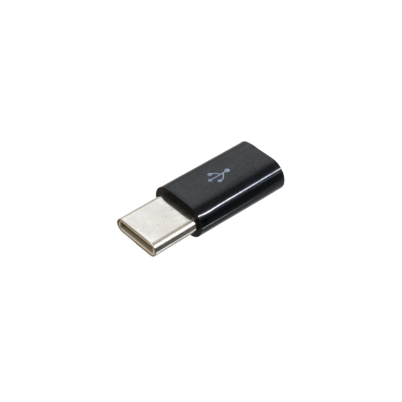 Перехідник USB-C to Micro 5P black Patron (PN-MIC-TYPE-C)