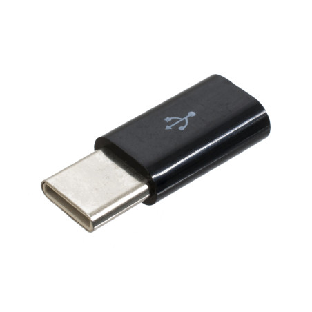Перехідник USB-C to Micro 5P black Patron (PN-MIC-TYPE-C)