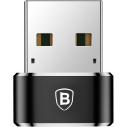 Перехідник USB 2.0 AF to USB-C black Baseus (CAAOTG-01)