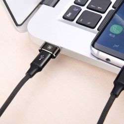 Перехідник USB 2.0 AF to USB-C black Baseus (CAAOTG-01)