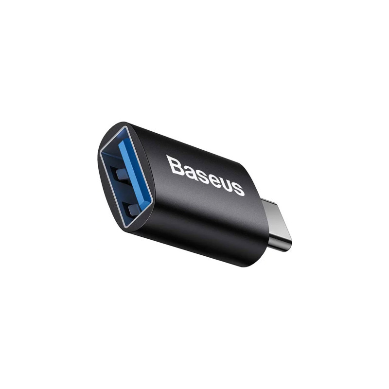Перехідник OTG USB 3.1 AF to USB-C black Baseus (ZJJQ000001)