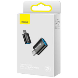 Перехідник OTG USB 3.1 AF to USB-C black Baseus (ZJJQ000001)