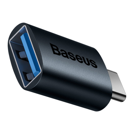 Перехідник OTG USB 3.1 AF to USB-C blue Baseus (ZJJQ000003)