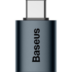 Перехідник OTG USB 3.1 AF to USB-C blue Baseus (ZJJQ000003)