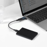 Перехідник OTG USB 3.1 AF to USB-C blue Baseus (ZJJQ000003)
