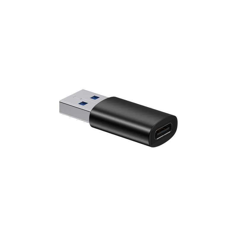 Перехідник USB 3.1 M to USB-C F black Baseus (ZJJQ000101)