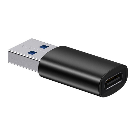 Перехідник USB 3.1 M to USB-C F black Baseus (ZJJQ000101)