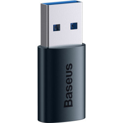 Перехідник USB 3.1 M to USB-C F blue Baseus (ZJJQ000103)