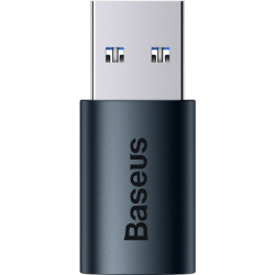 Перехідник USB 3.1 M to USB-C F blue Baseus (ZJJQ000103)