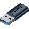 Перехідник USB 3.1 M to USB-C F blue Baseus (ZJJQ000103)