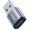 Перехідник USB 3.0 AM to USB-C F gray Essager (EZJCA-SRB0G)