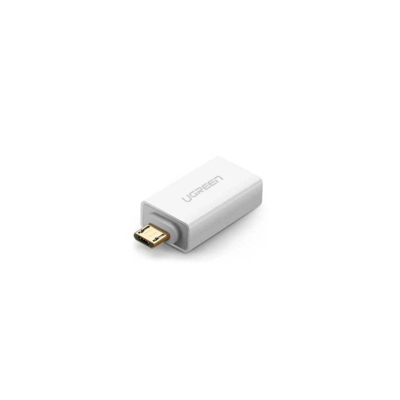 Перехідник OTG USB 2.0 AF to Micro 5P US195 white Ugreen (30529)