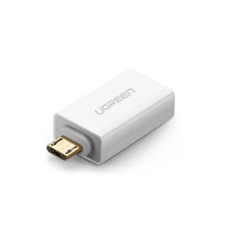 Перехідник OTG USB 2.0 AF to Micro 5P US195 white Ugreen (30529)