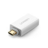 Перехідник OTG USB 2.0 AF to Micro 5P US195 white Ugreen (30529)