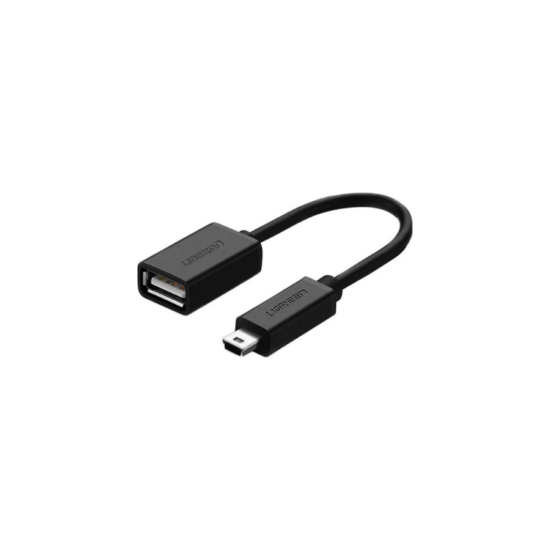 Перехідник OTG USB 2.0 AF to Mini 5P 0.1m US249 black Ugreen (10383)