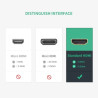 Перехідник HDMI F to HDMI F 4K 60Hz black Ugreen (20107)