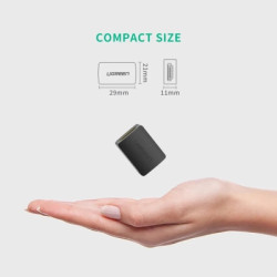 Перехідник HDMI F to HDMI F 4K 60Hz black Ugreen (20107)
