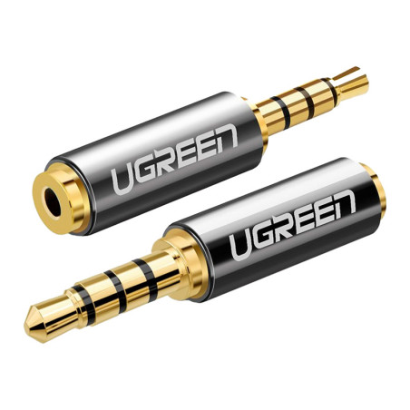 Перехідник 3.5mm M to 2.5mm F black Ugreen (20502)