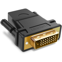 Перехідник DVI 24+1 M to HDMI F black Ugreen (20124)