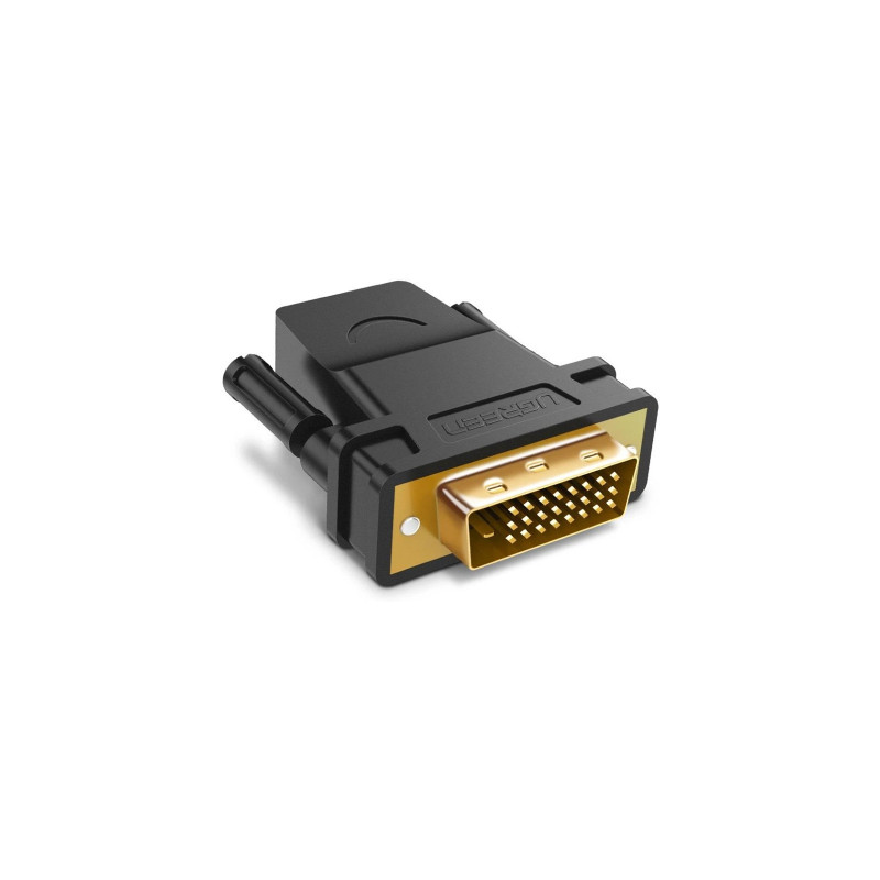 Перехідник DVI 24+1 M to HDMI F black Ugreen (20124)