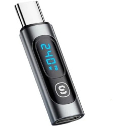 Перехідник USB-C F to USB-C M digital display Essager (EZJTT-TX0G-P)