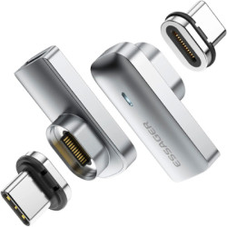 Перехідник USB-C magnetic 20Gbps 4K 90° corner Essager (EZJCX-RJ0G)