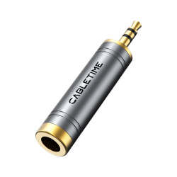 Перехідник 3.5mm M to 6.35mm F Cabletime (CA915132)