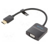 Перехідник HDMI M to VGA F 0.15m black Vention (42154)