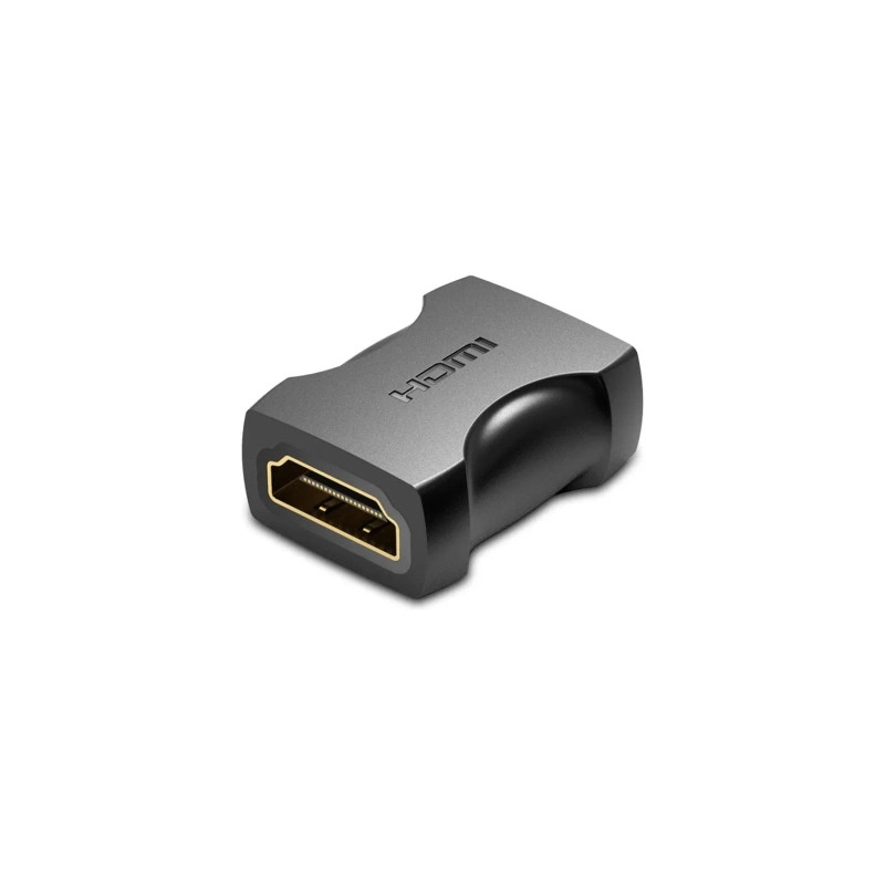 Перехідник HDMI F to HDMI F black Vention (AIRB0)