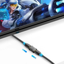 Перехідник HDMI F to HDMI F black Vention (AIRB0)