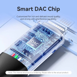 Перехідник Lightning to 3.5mm 0.1m cotton braided aluminum gray Vention (BMBHA)