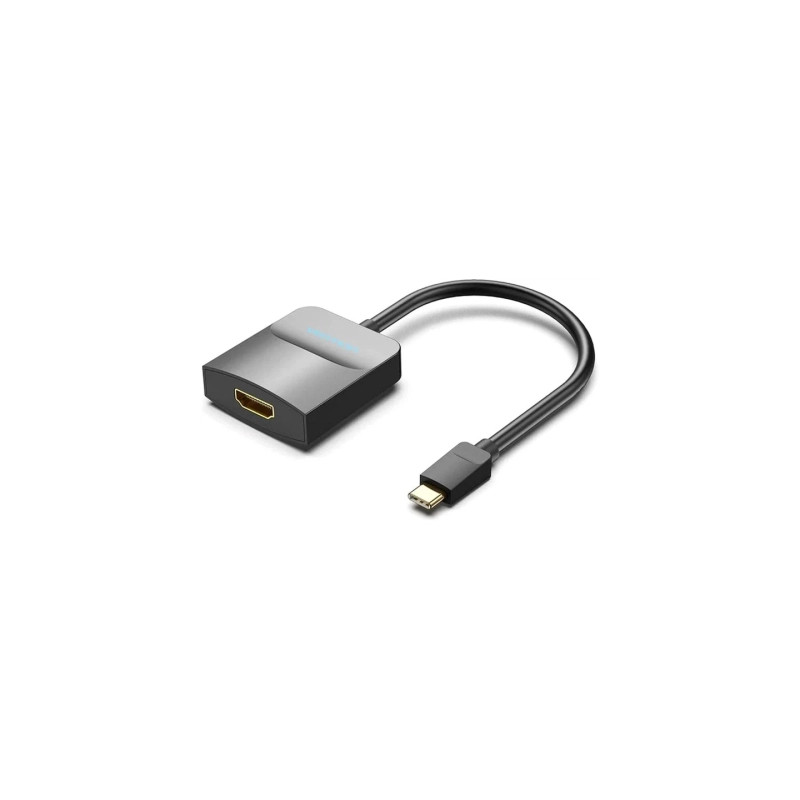 Перехідник USB-C to HDMI 0.15m black Vention (TDCBB)