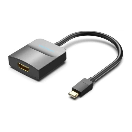 Перехідник USB-C to HDMI 0.15m black Vention (TDCBB)