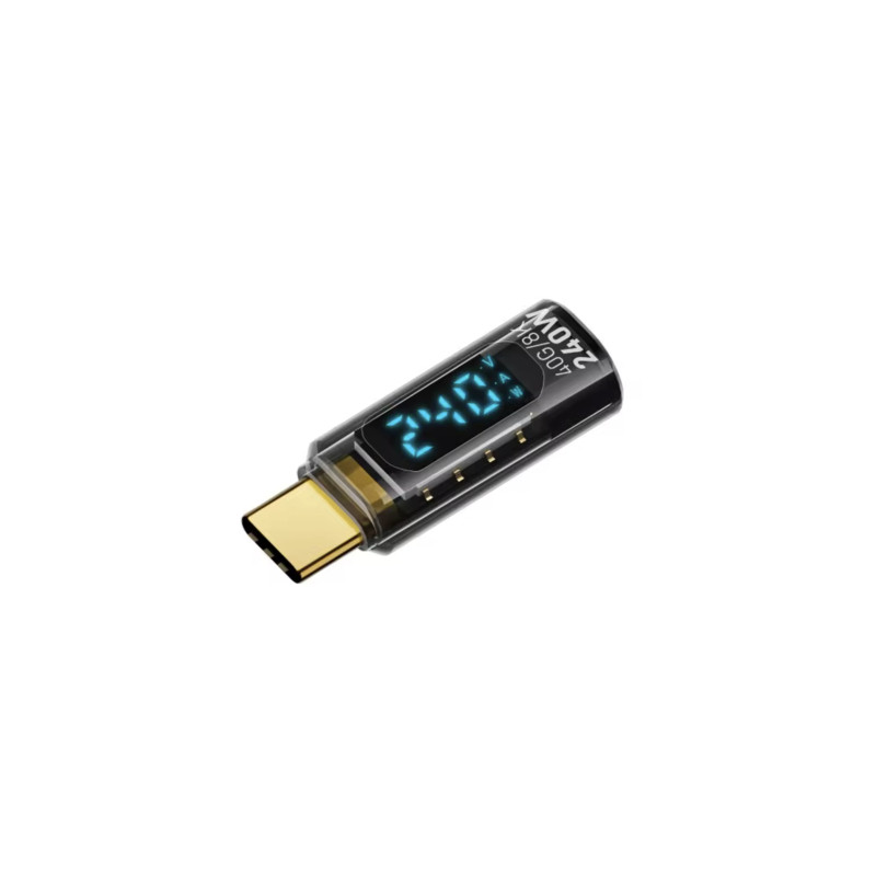 Перехідник USB-C M to USB-C F 40Gbps 240W 8K with display XoKo (AC-240TCС)